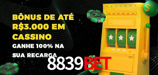 8839bet melhor bônus de depósito